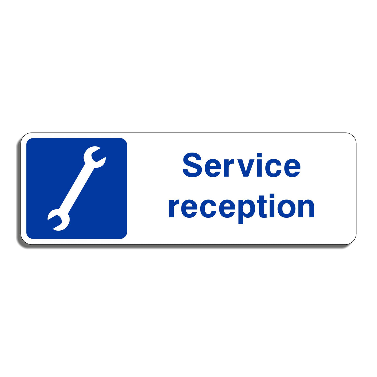 Service Reception Sign