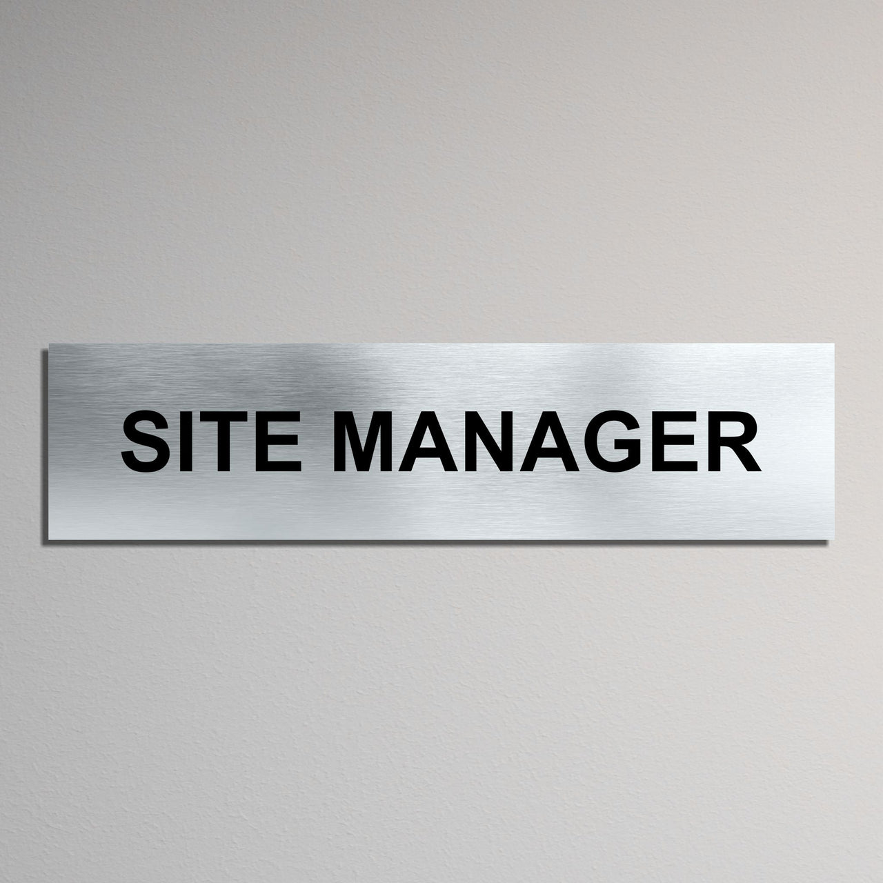 Site Manager Door Sign