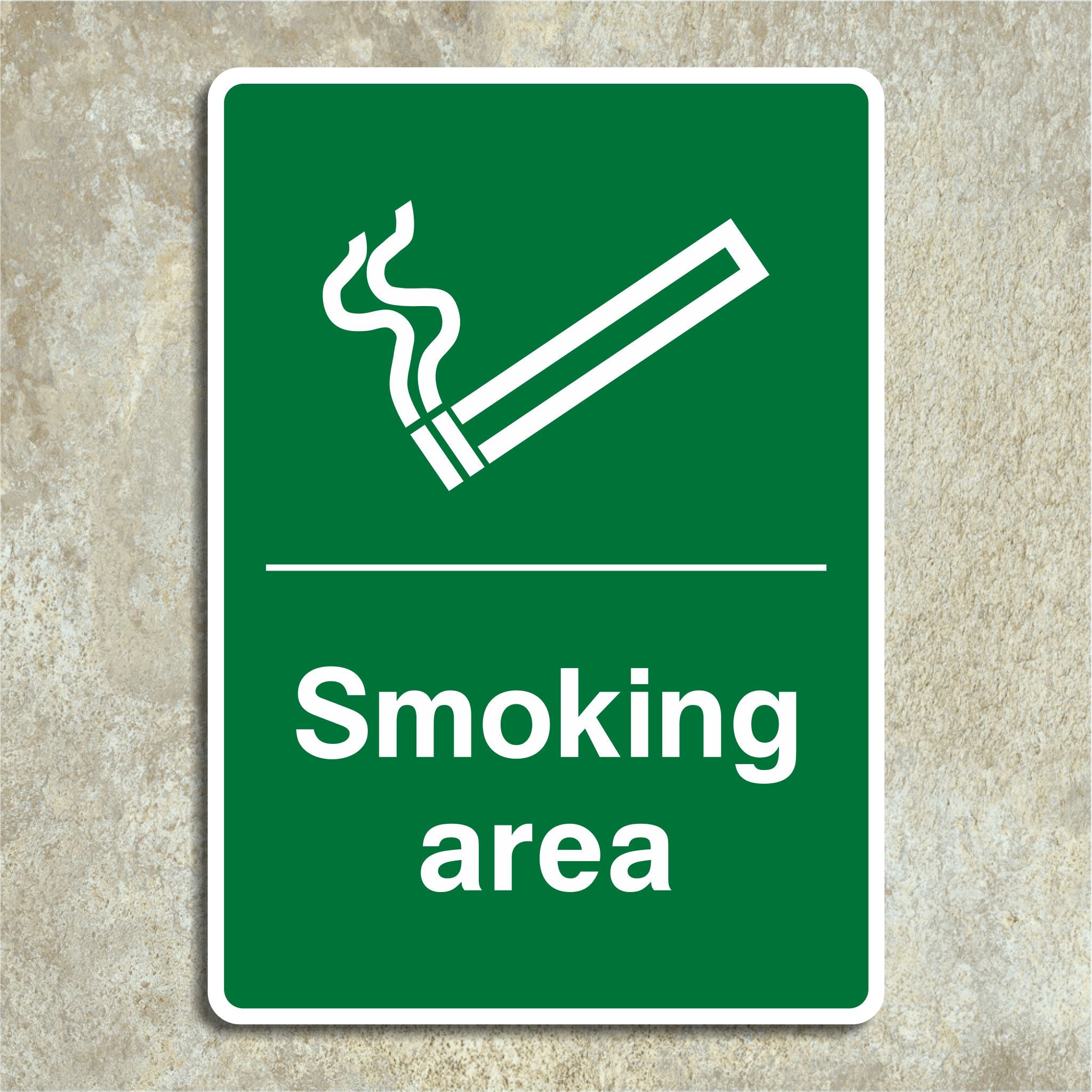 Smoking Area Sign