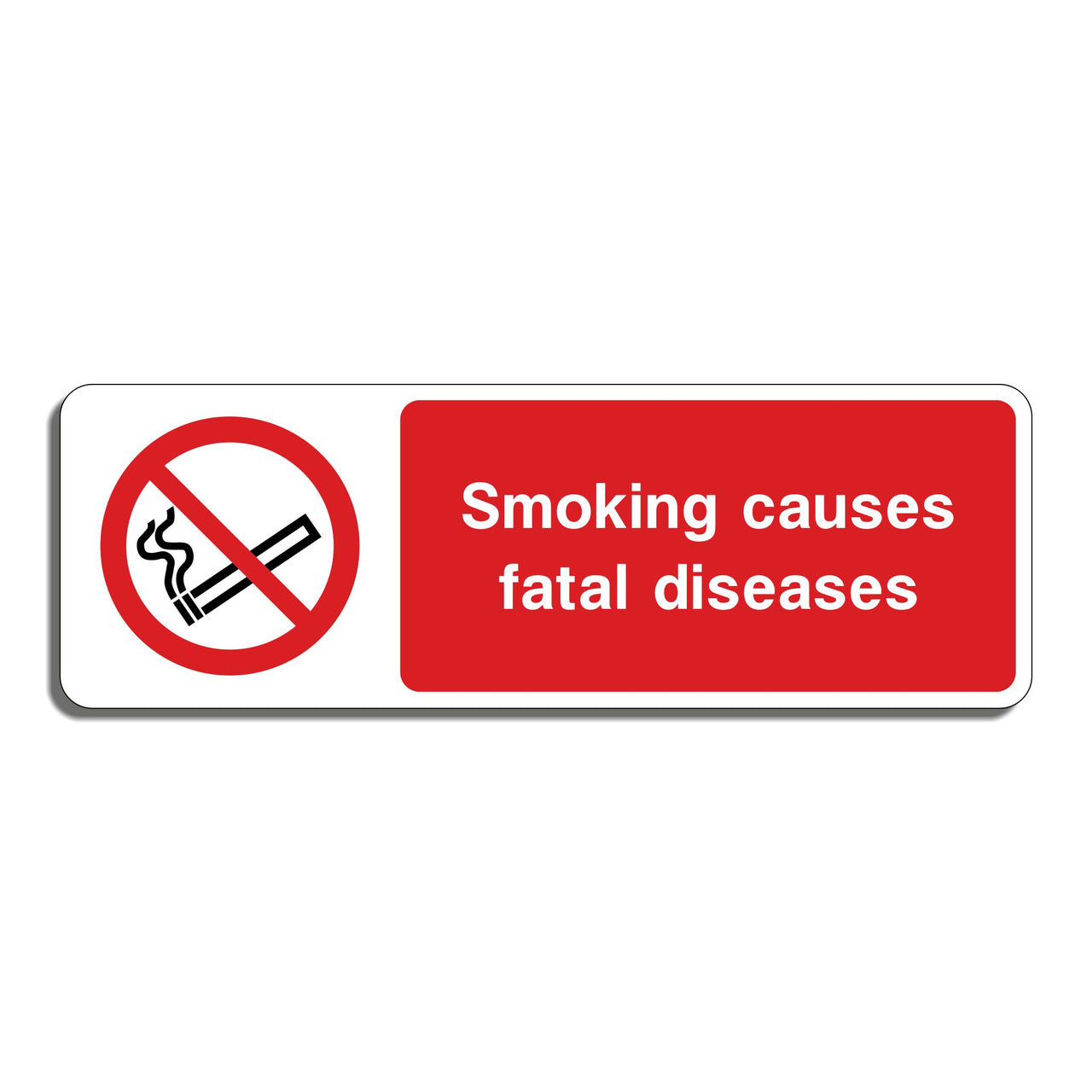 Smoking Causes Fatal Diseases Sign
