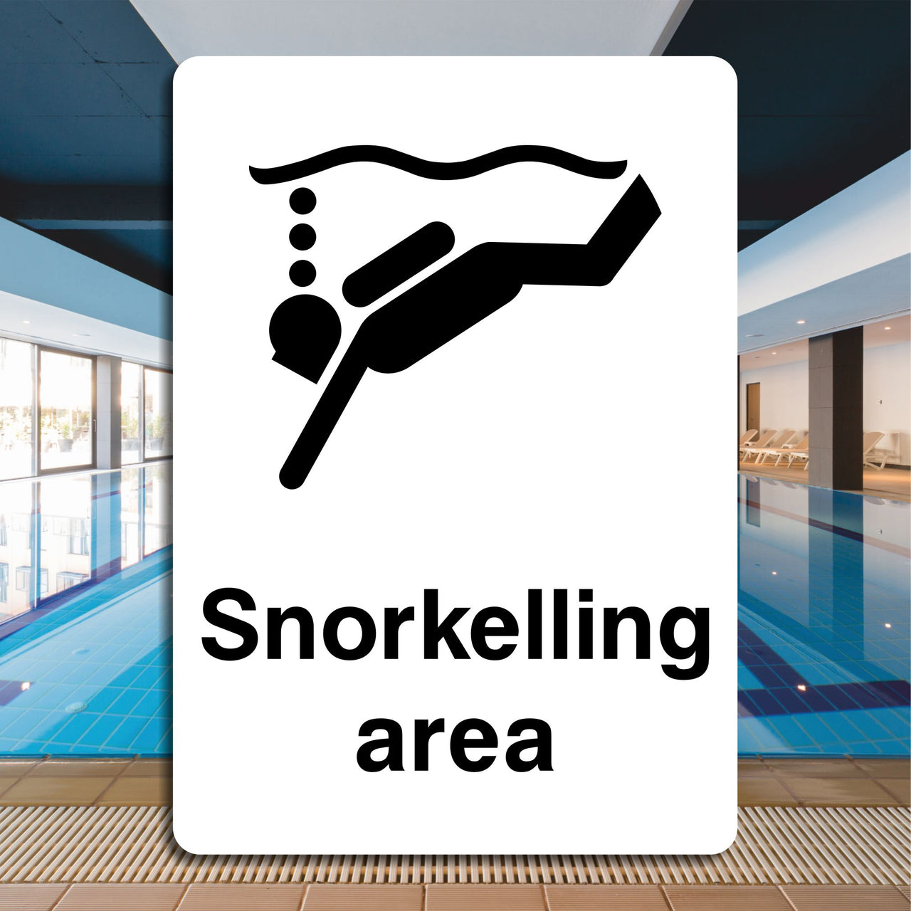 Snorkelling Area Sign