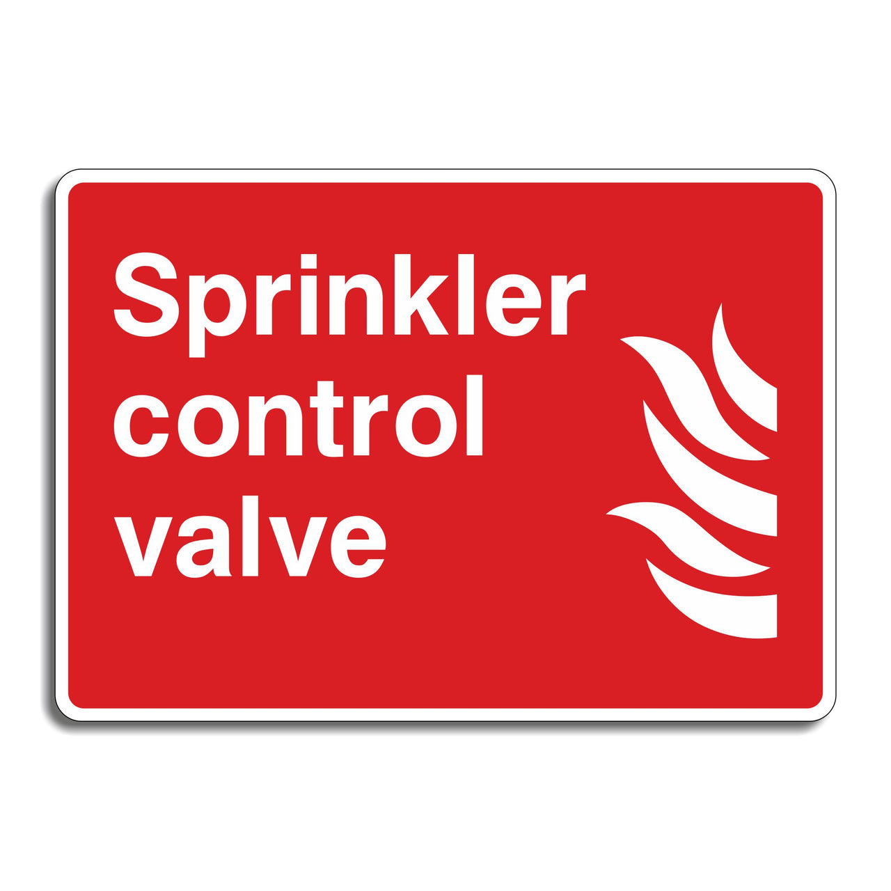 Sprinkler Control Valve Sign
