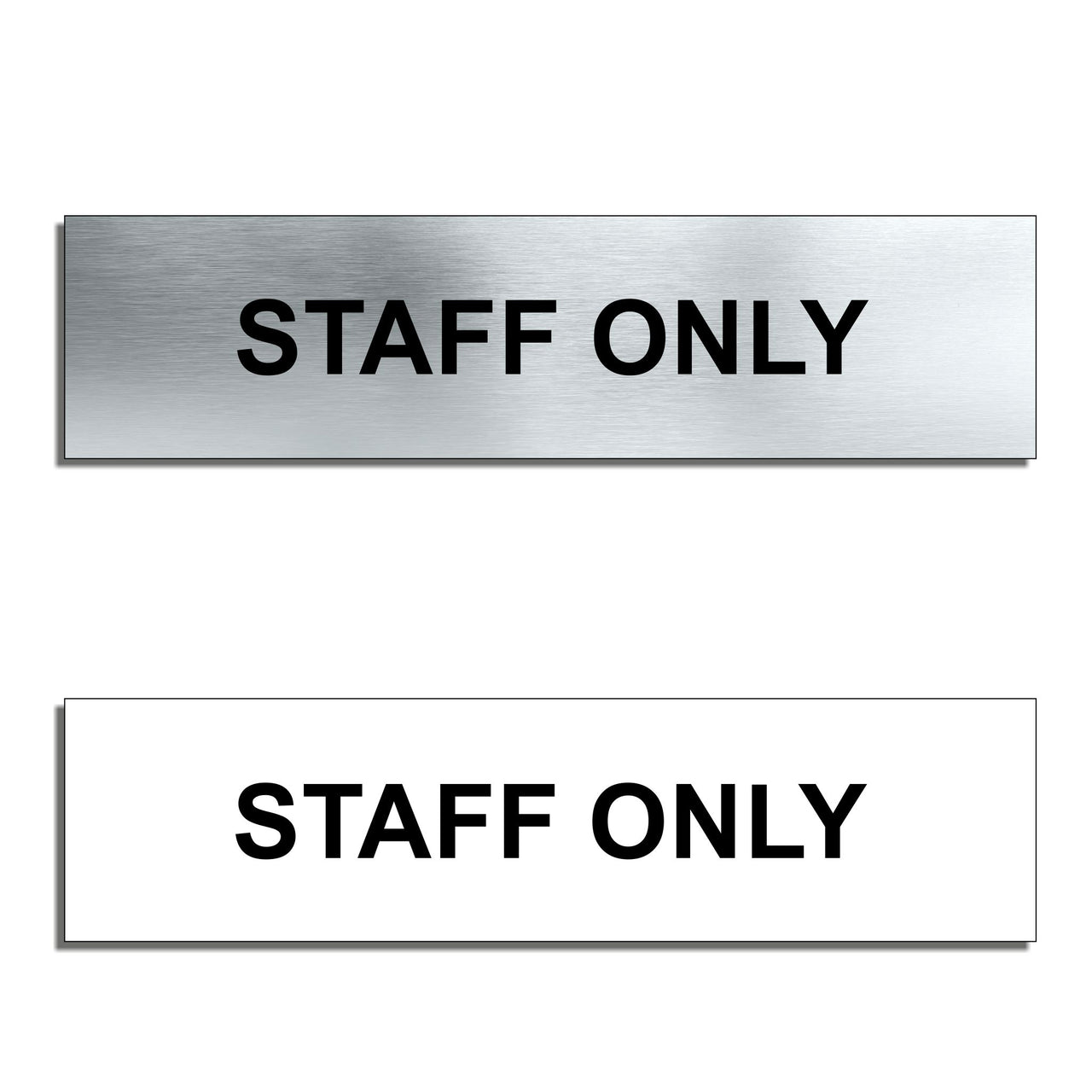 Staff Only Door Sign
