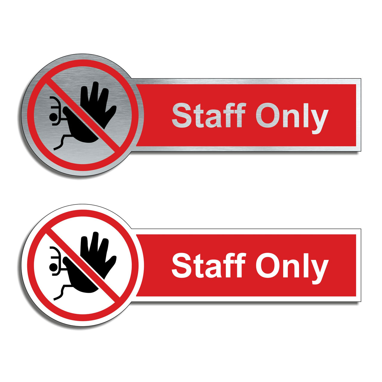 Staff Only Door Sign