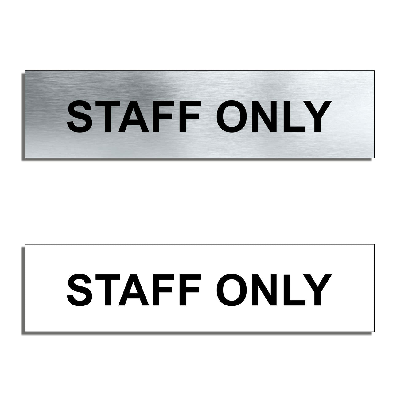 Staff Only Door Sign
