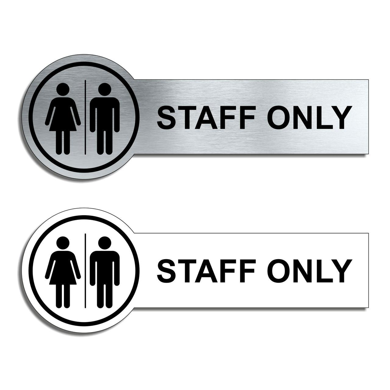 Staff Only Toilet Door Sign