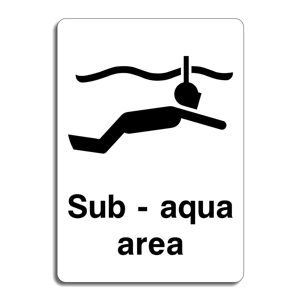 Sub-Aqua Area Sign