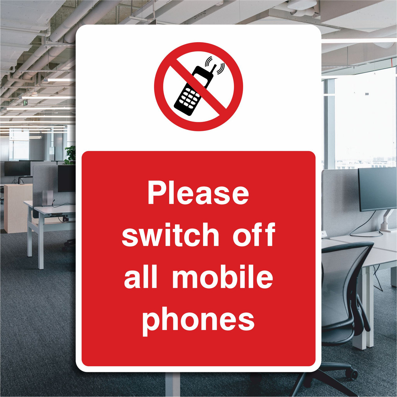 Please Switch Off Mobile Phones Sign
