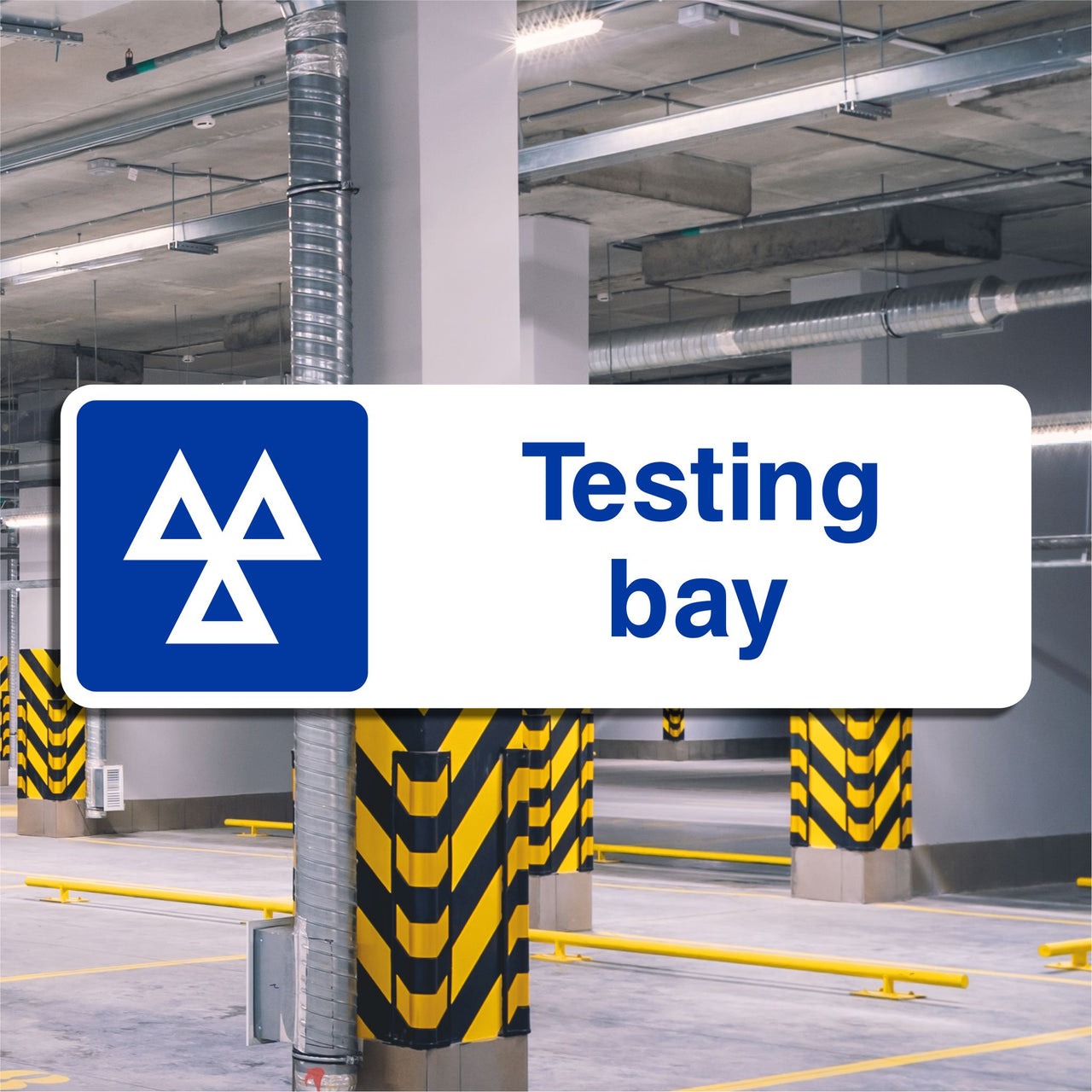 MOT Testing Bay Sign