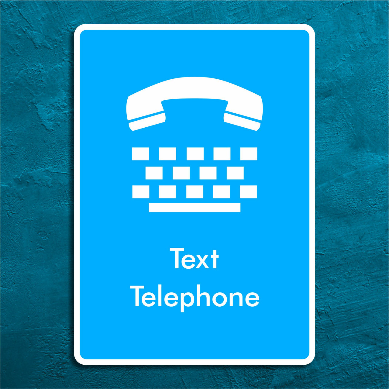 Text Telephone Sign