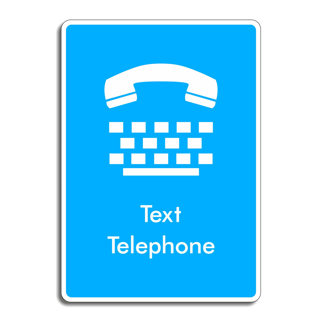 Text Telephone Sign