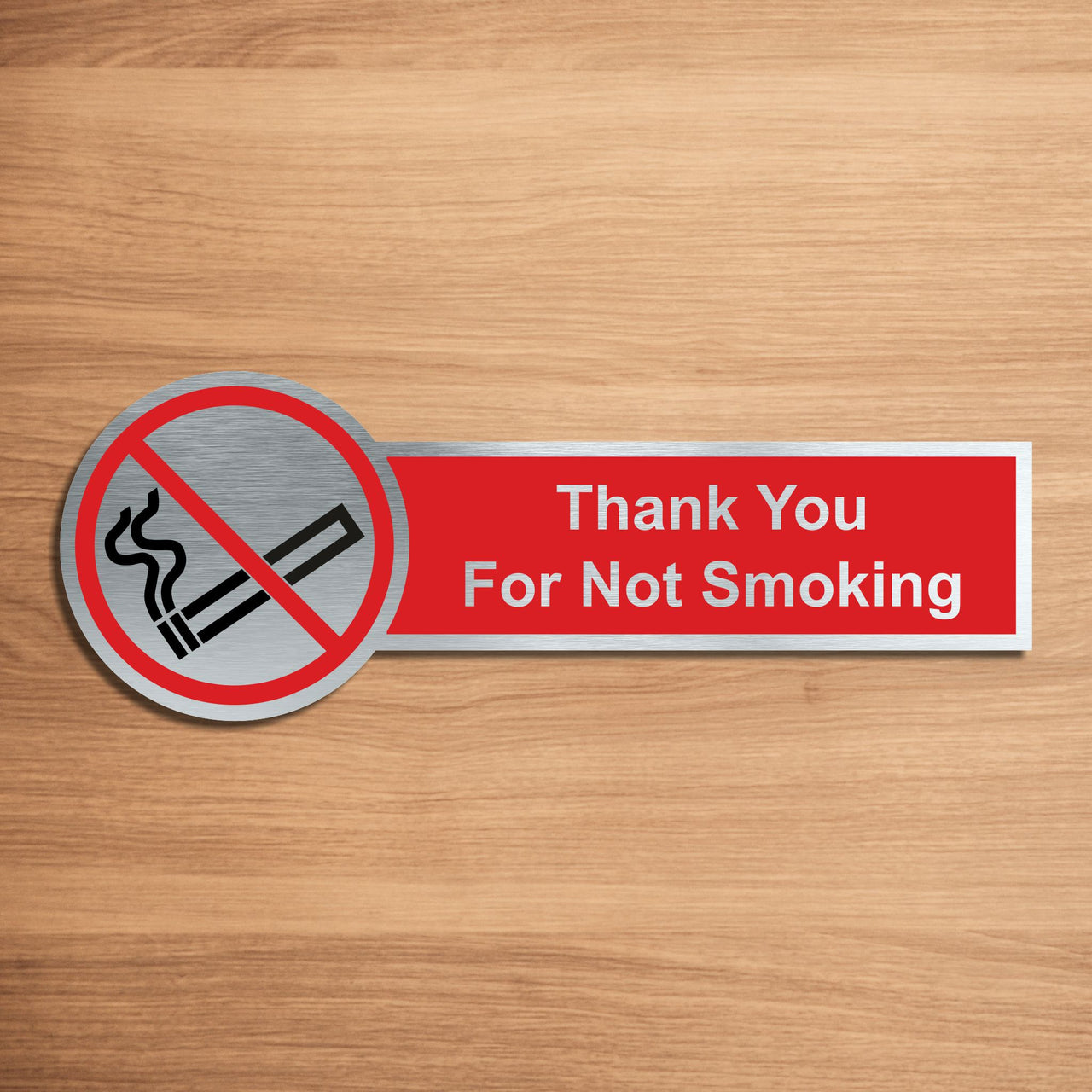 Thank You for Not Smoking Sign