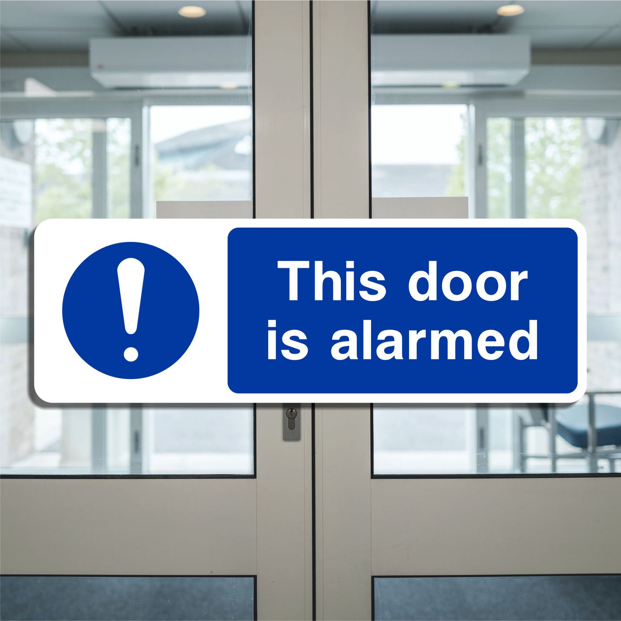 This Door Is Alarmed Sign