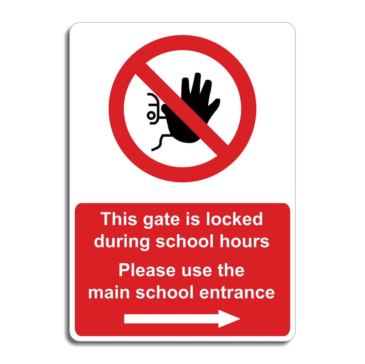 This Gate Is Locked During School Hours Please Use The Main School Entrance