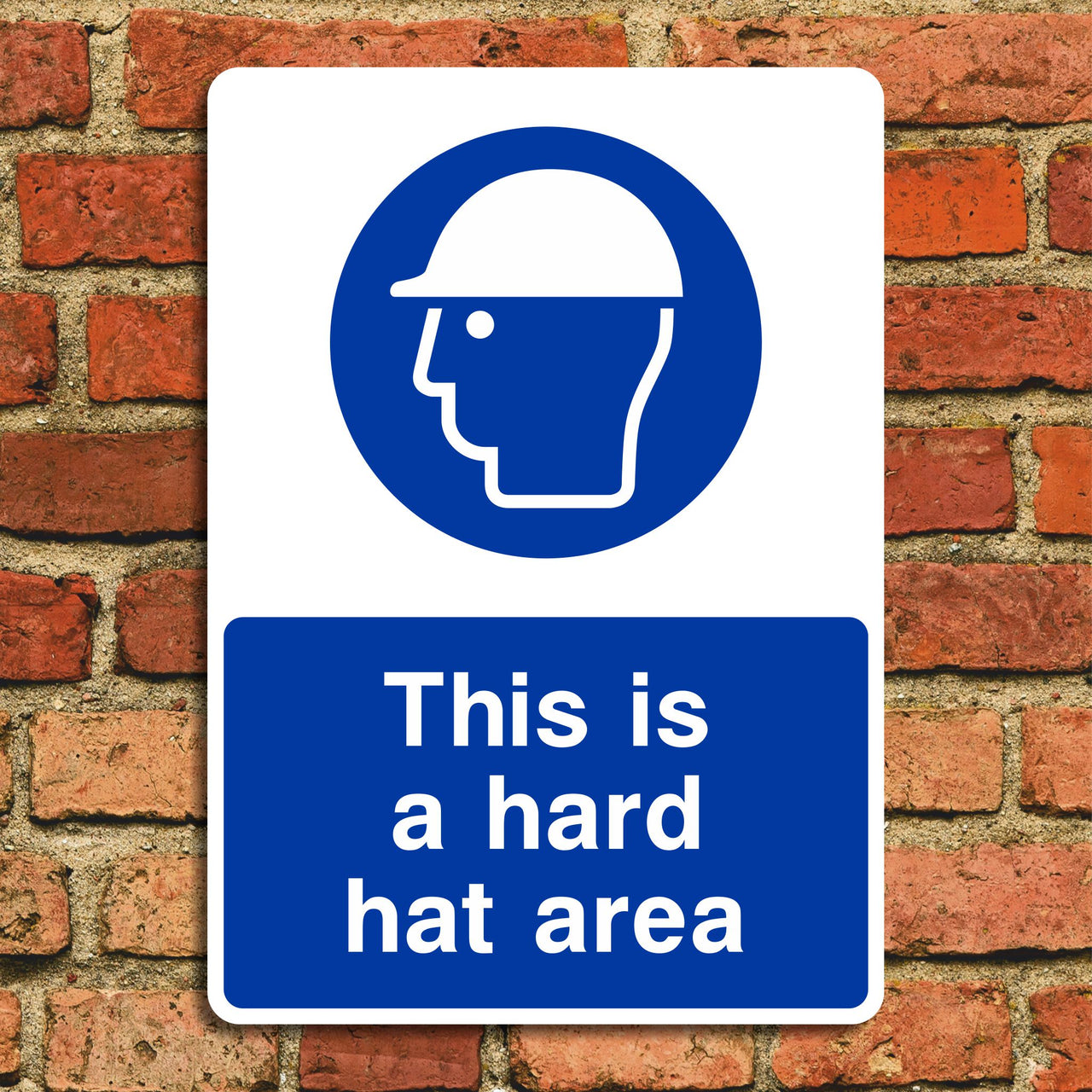 This is a Hard Hat Area Sign