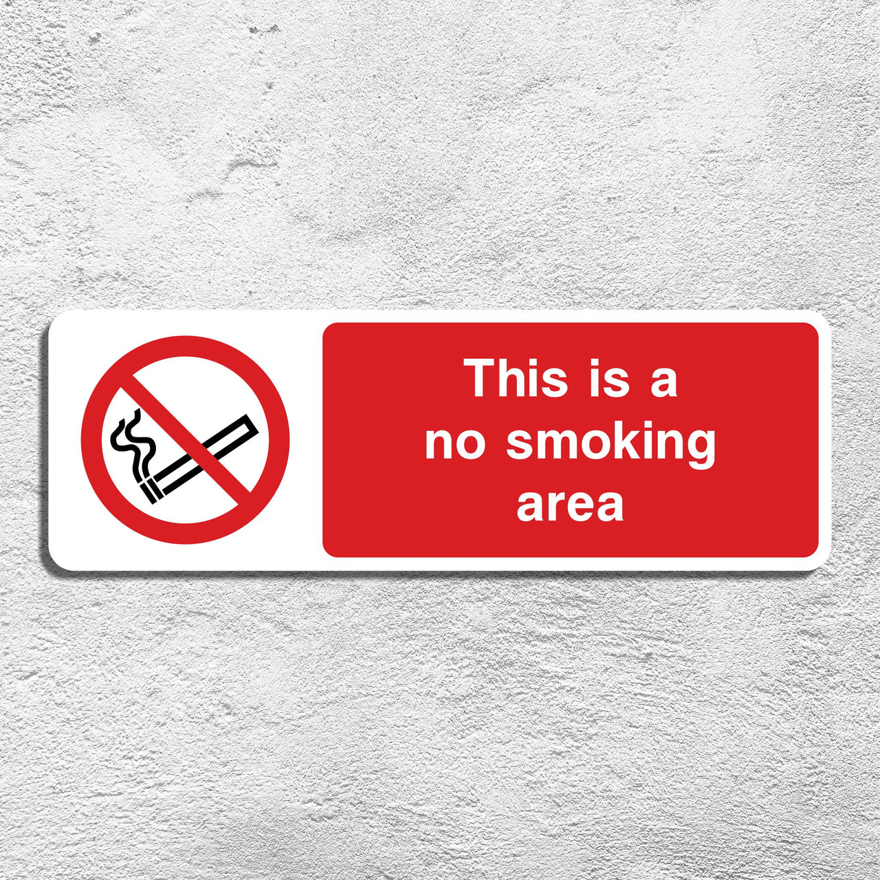 This Is A No Smoking Area Sign
