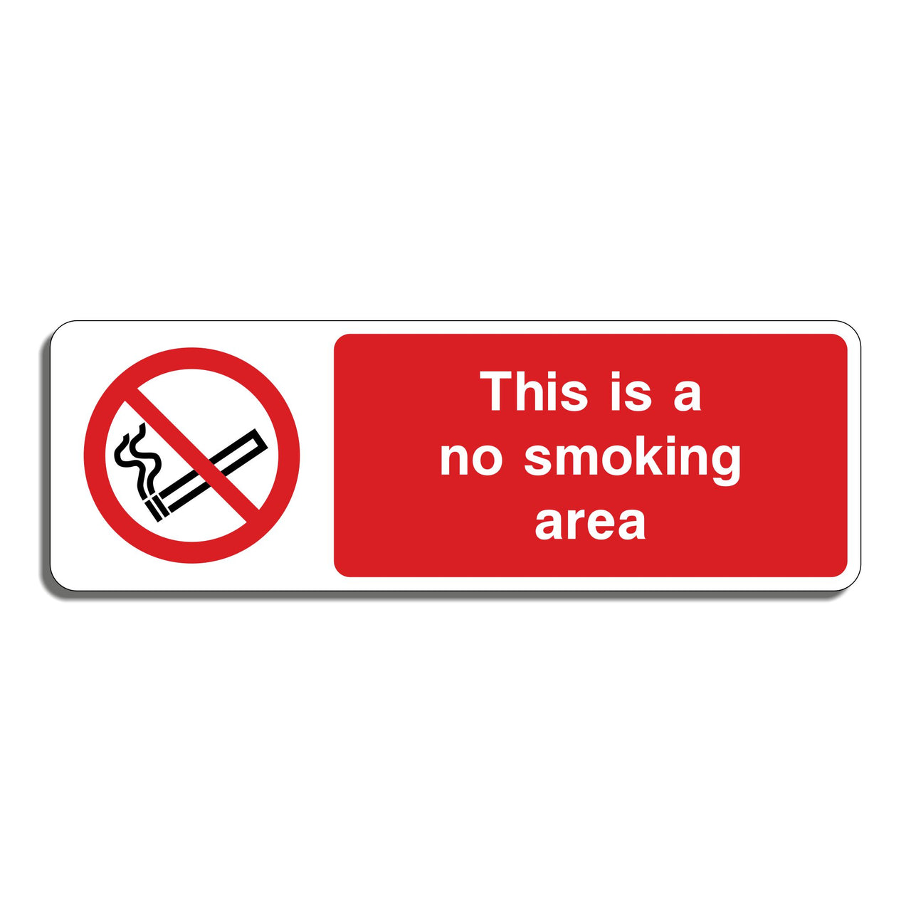 This Is A No Smoking Area Sign