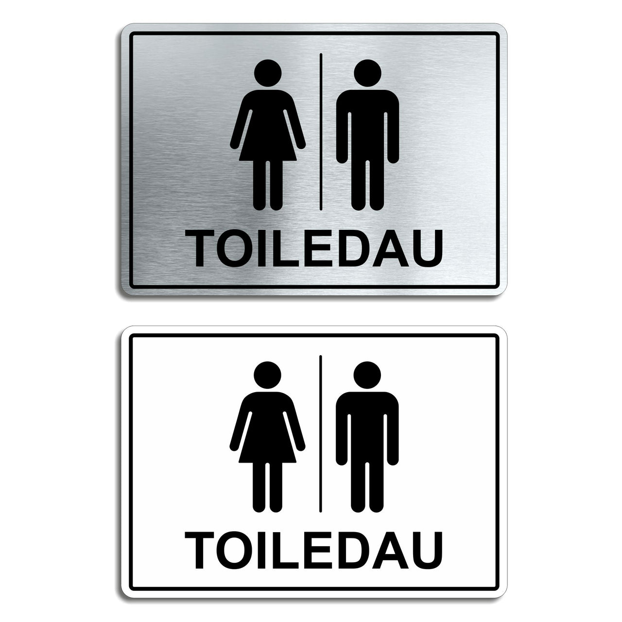 Toiledau - Welsh Language Unisex Toilet Sign