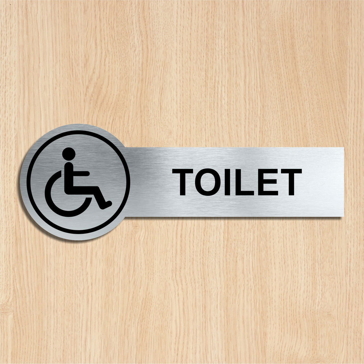 Disabled Toilet Door Sign