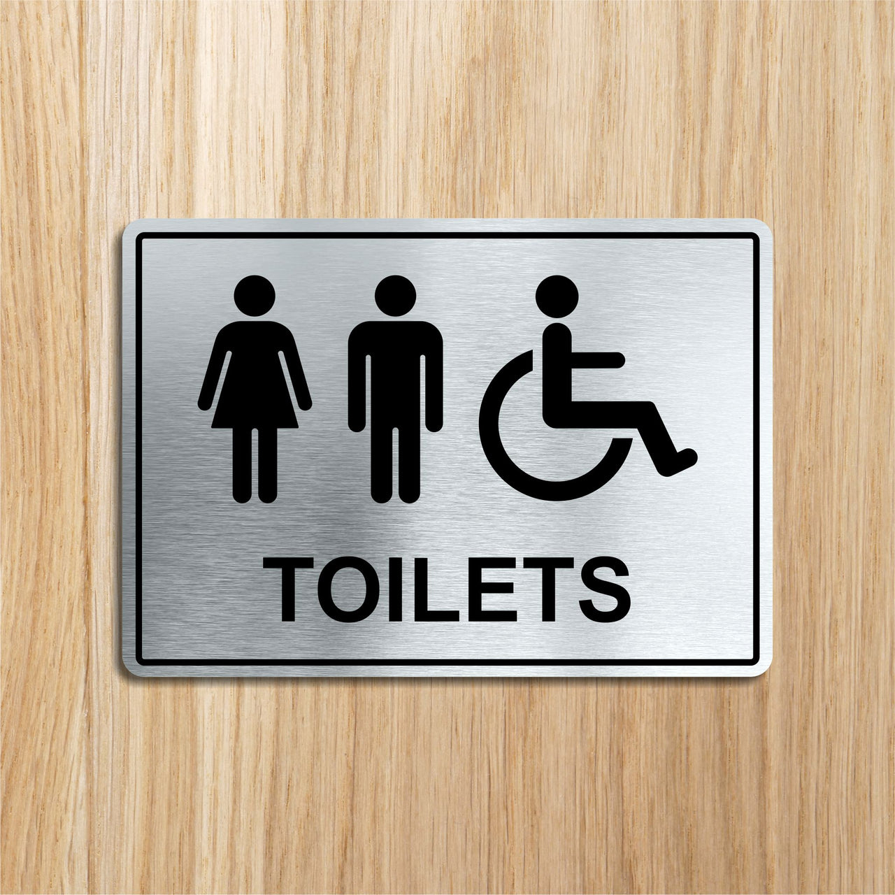Accessible Toilets Sign
