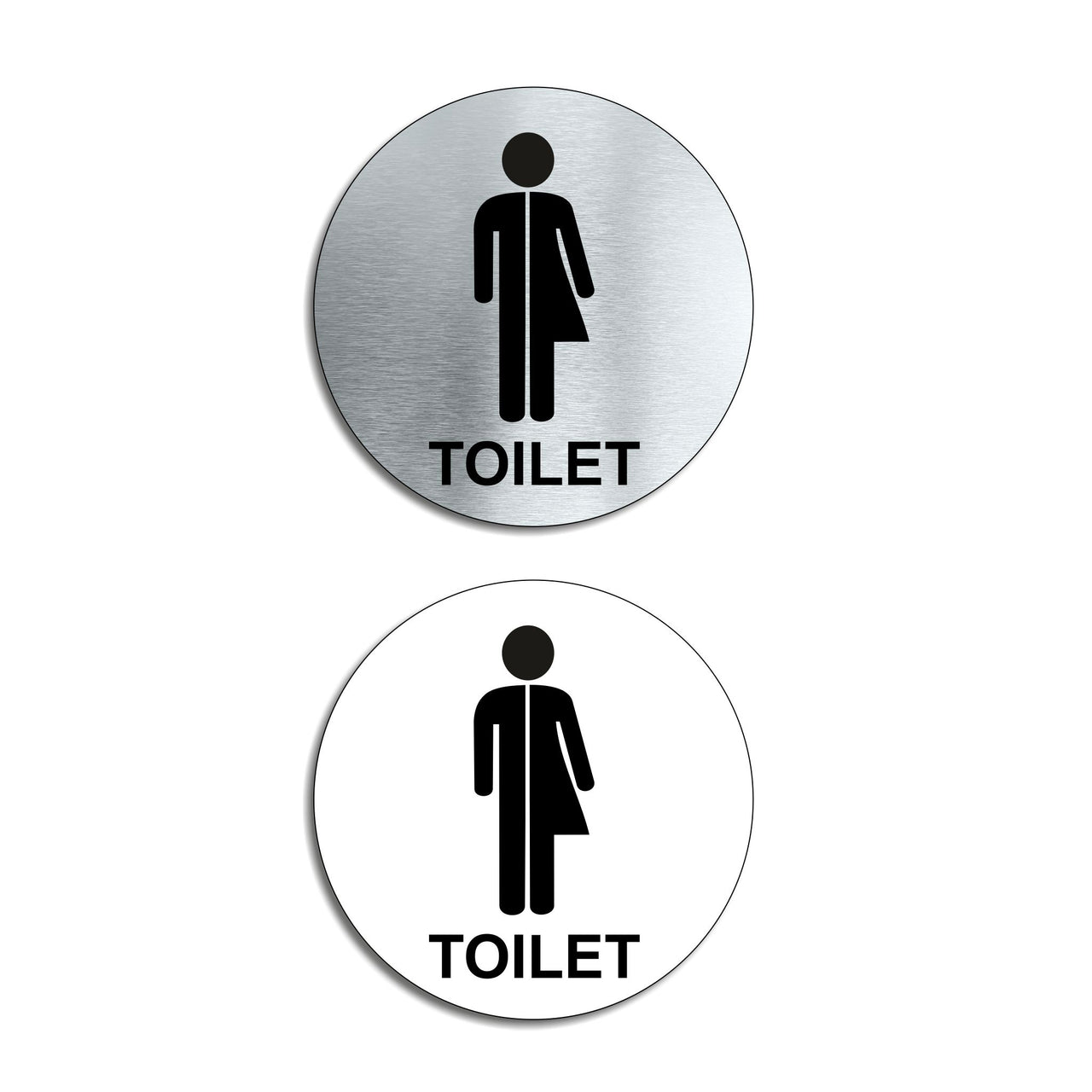 Inclusive Toilet Door Sign