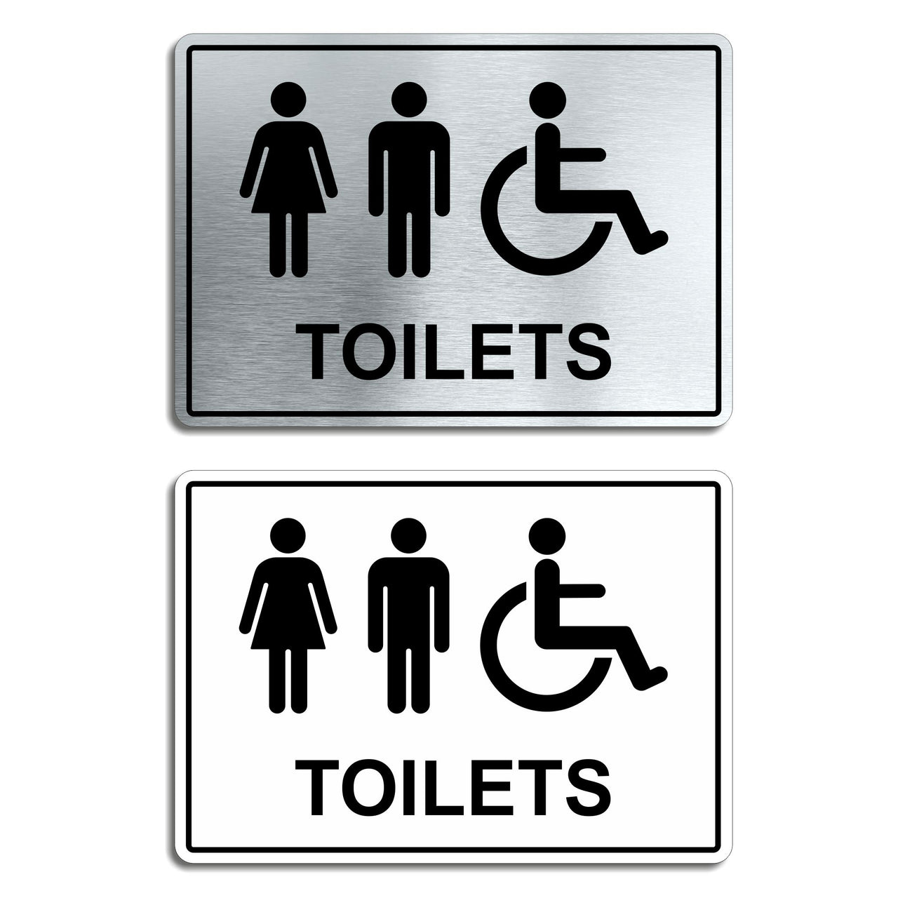 Accessible Toilets Sign