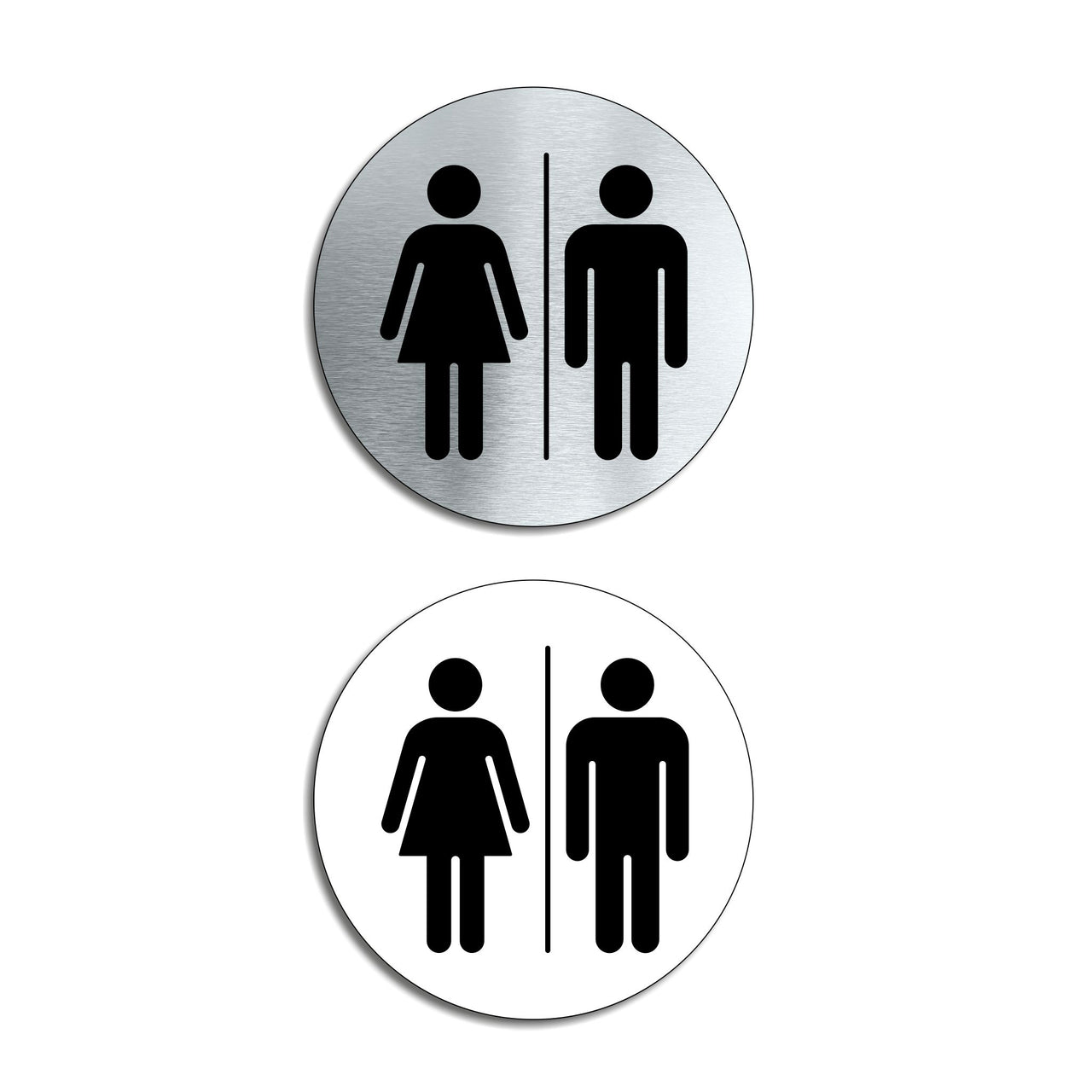 Unisex Toilet Door Sign