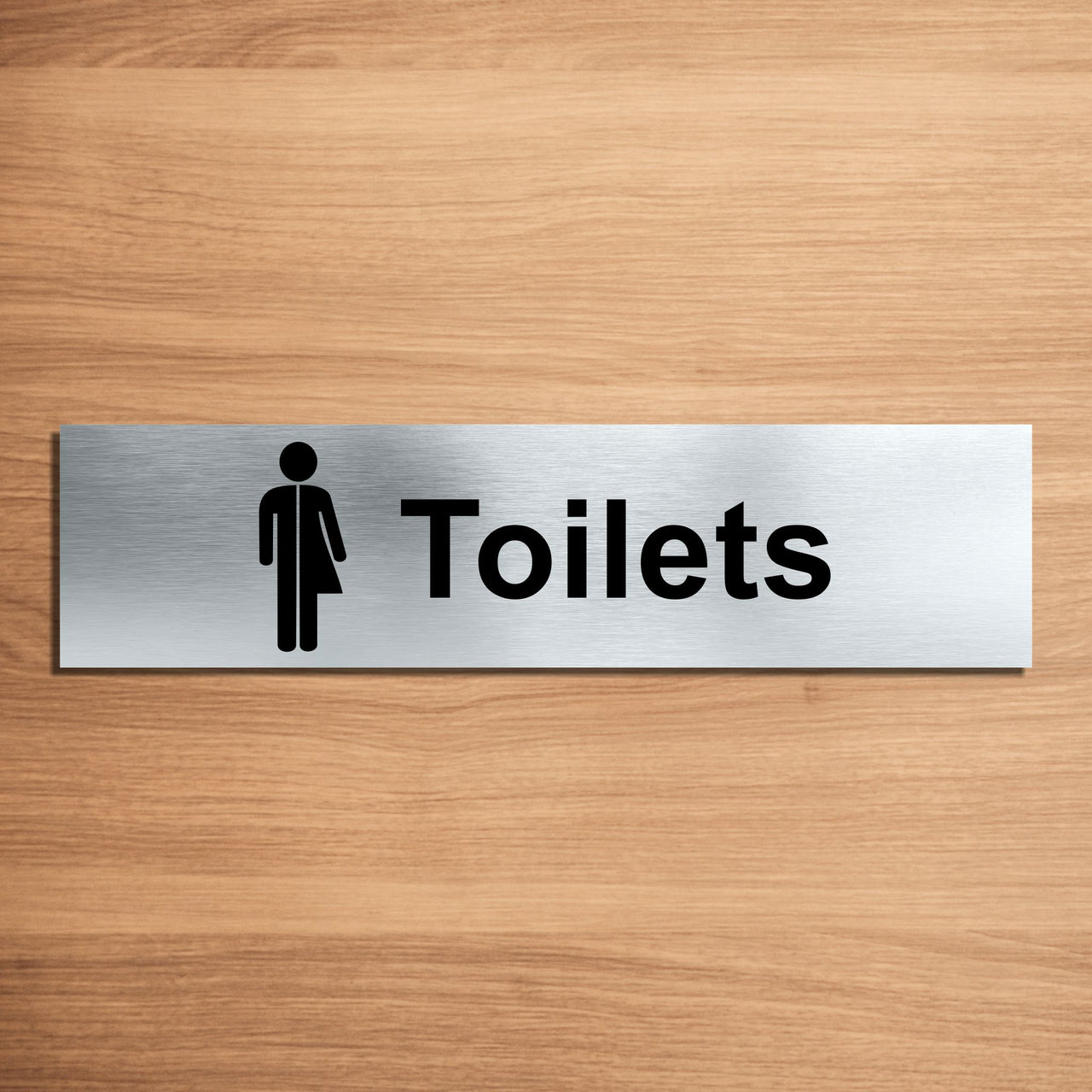 Inclusive Toilet Door Sign
