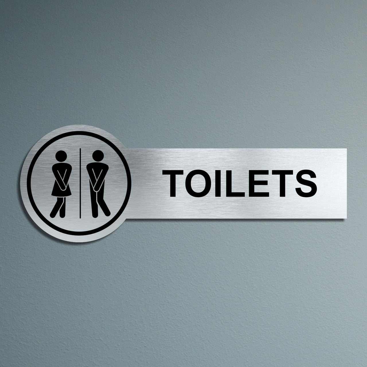 Humorous Toilet Door Sign