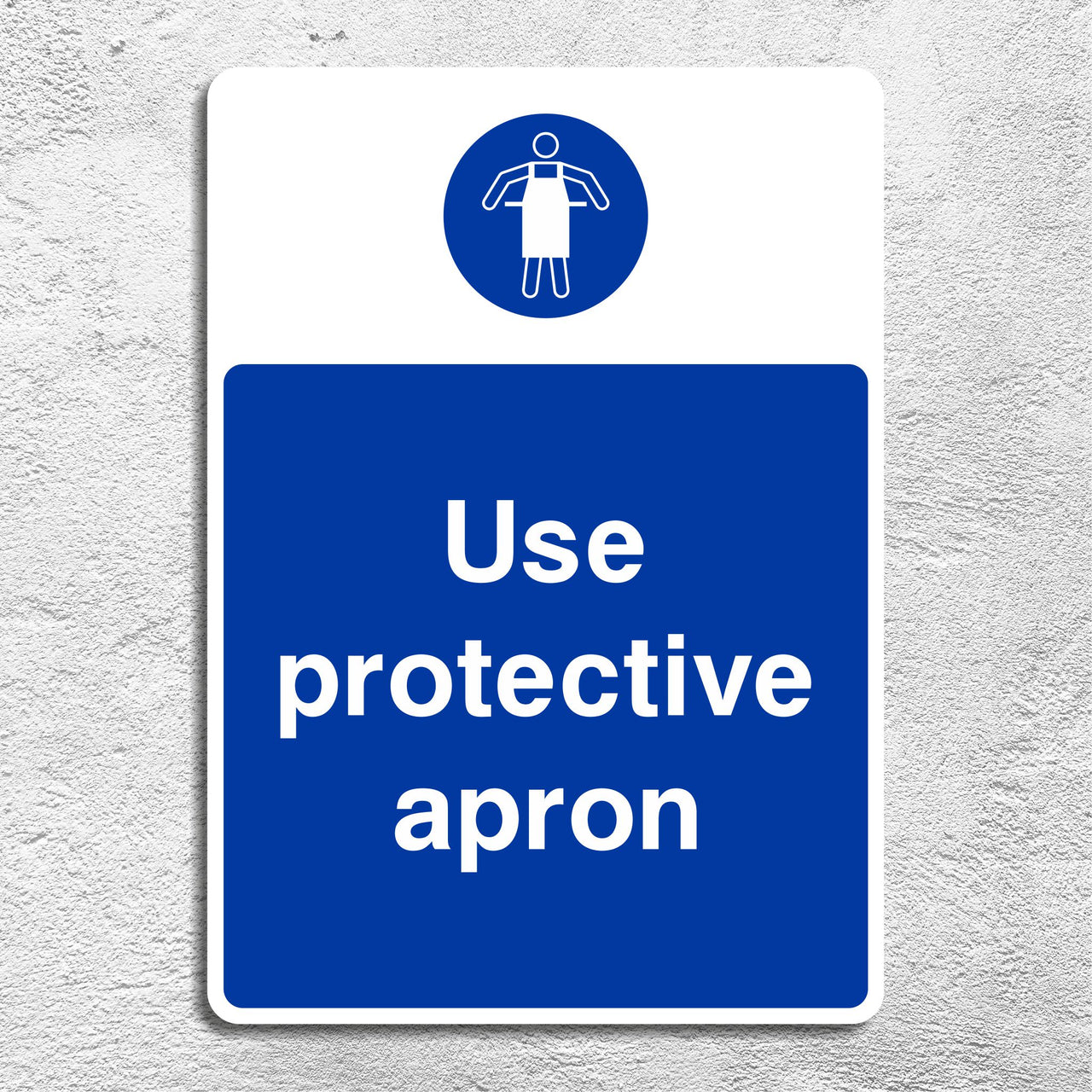 Use Protective Apron Sign
