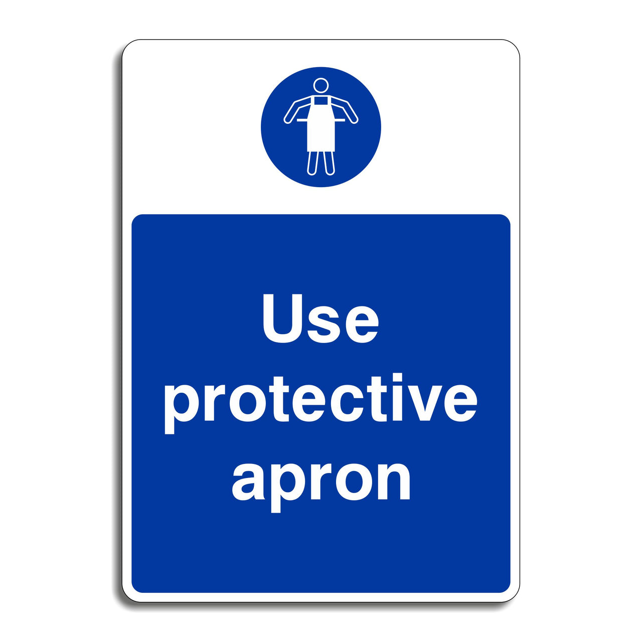 Use Protective Apron Sign