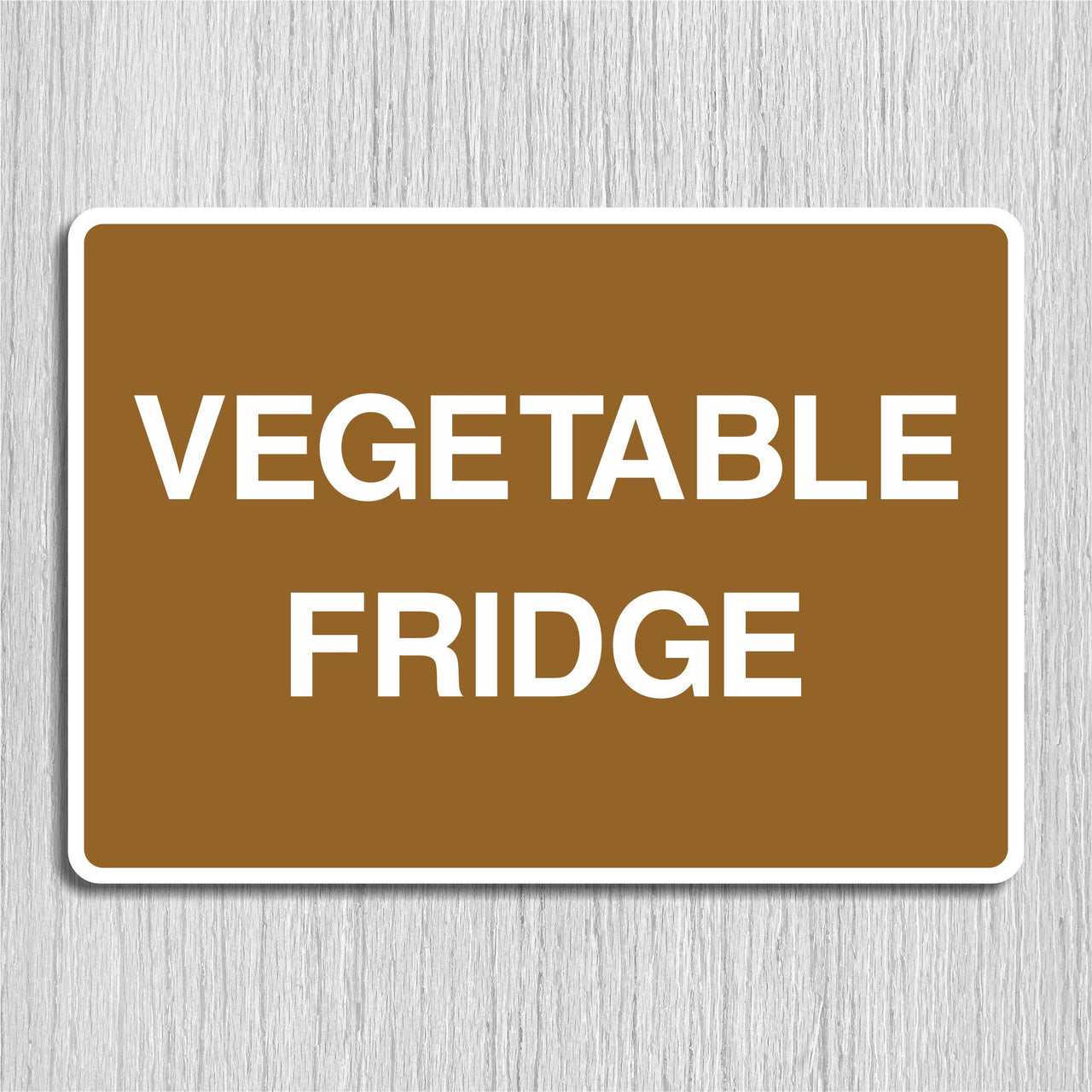 Vegetable Fridge Sign