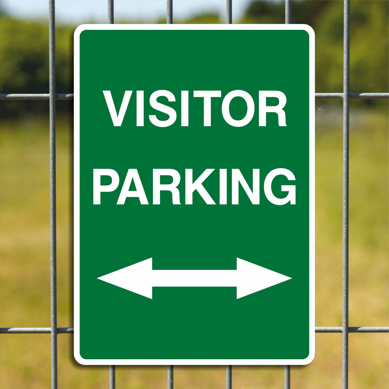 Visitor Parking Arrow Sign
