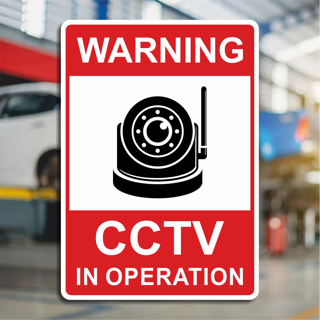 Warning CCTV In Operation Sign