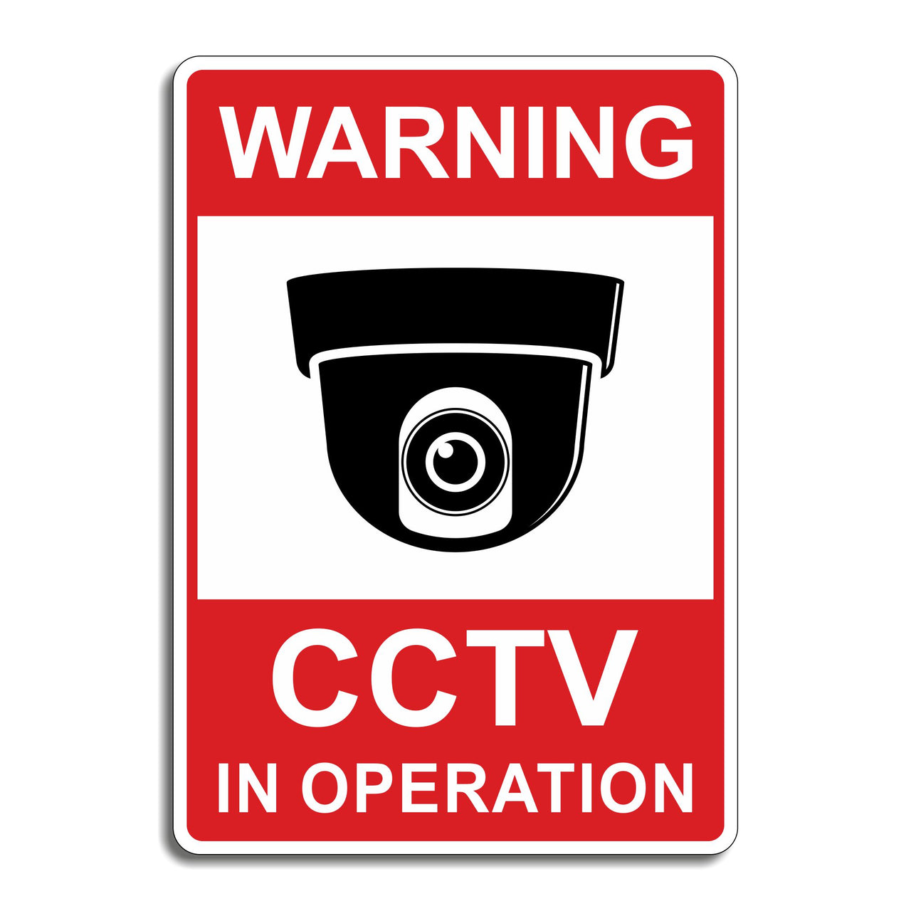 Warning CCTV In Operation Sign