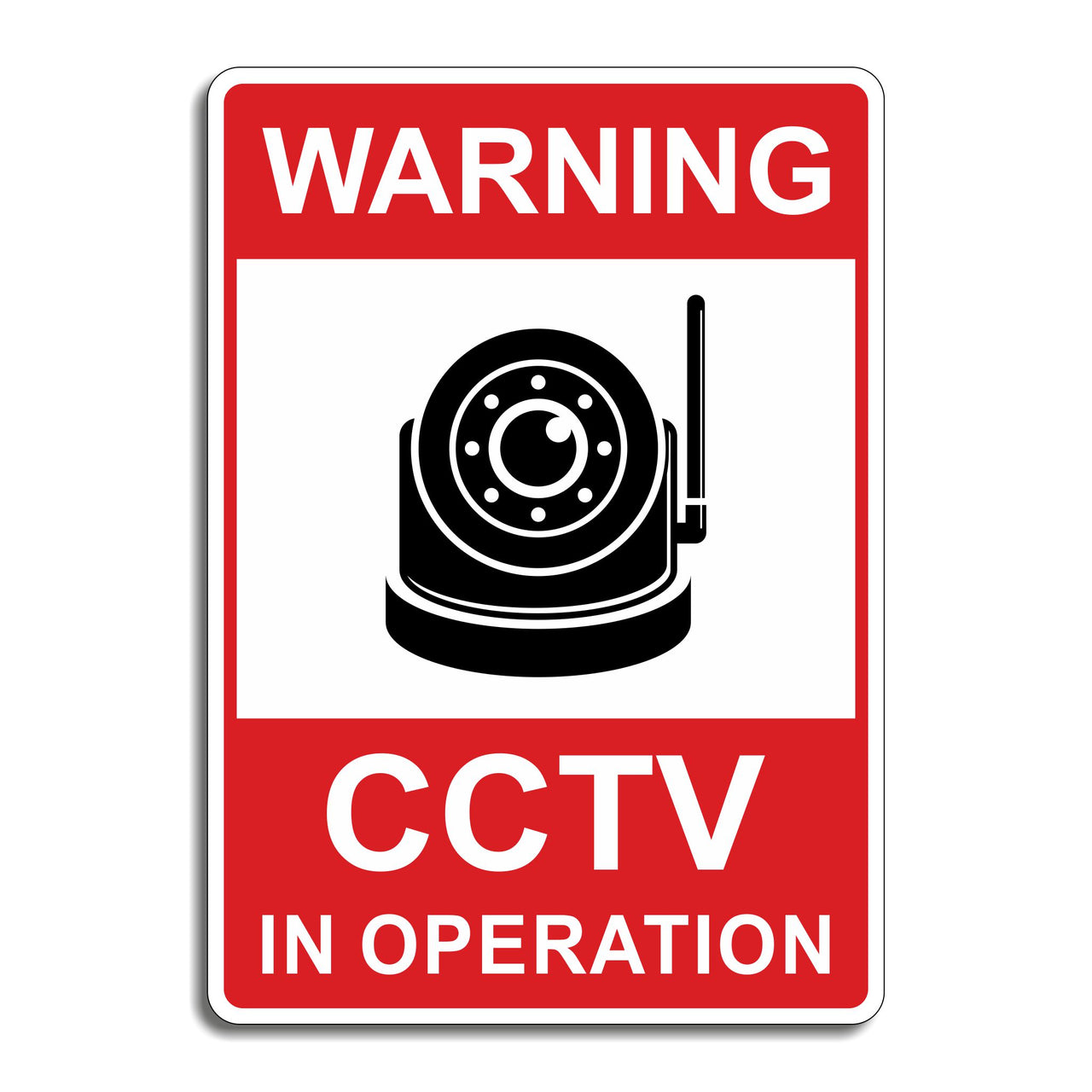Warning CCTV In Operation Sign