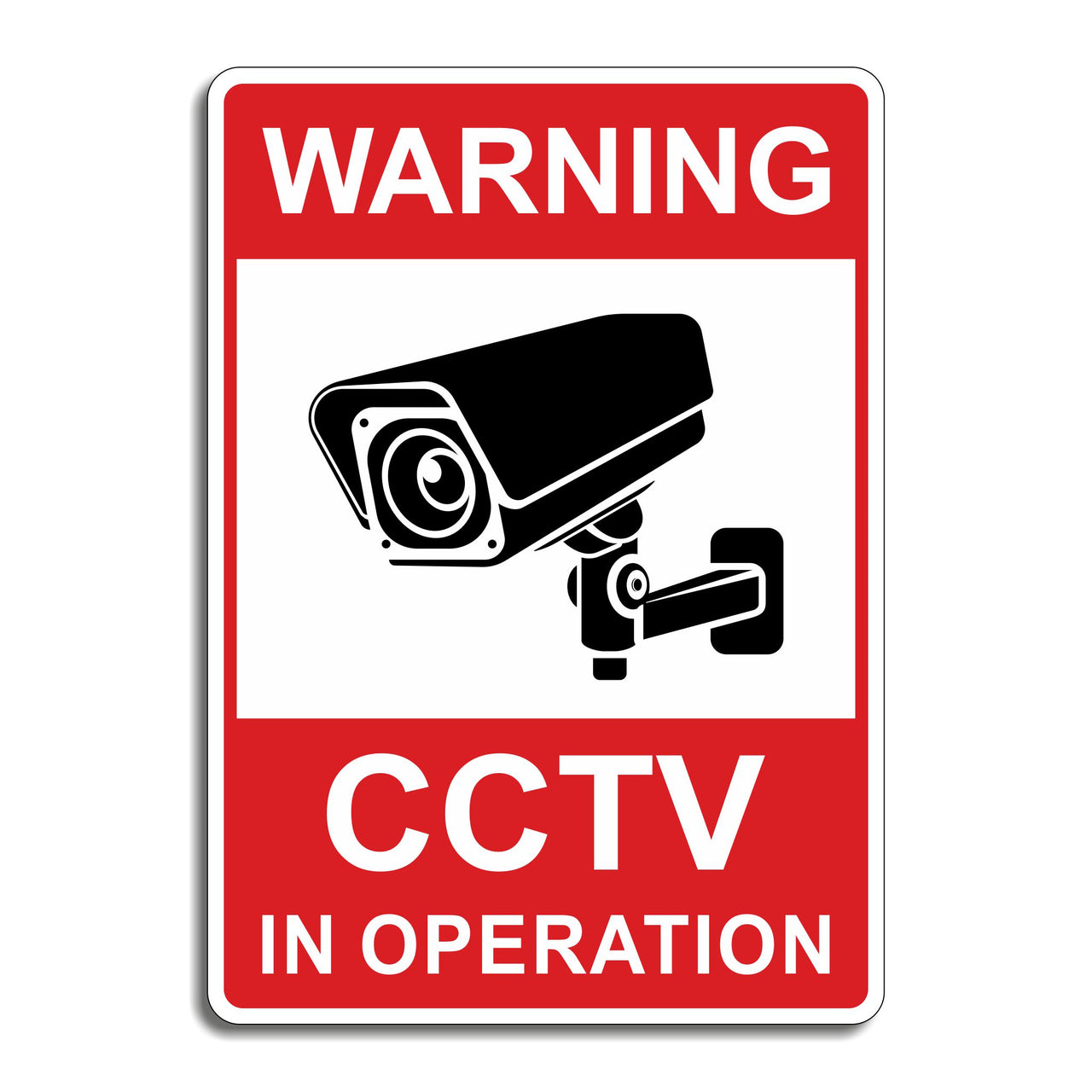 Warning CCTV In Operation Sign