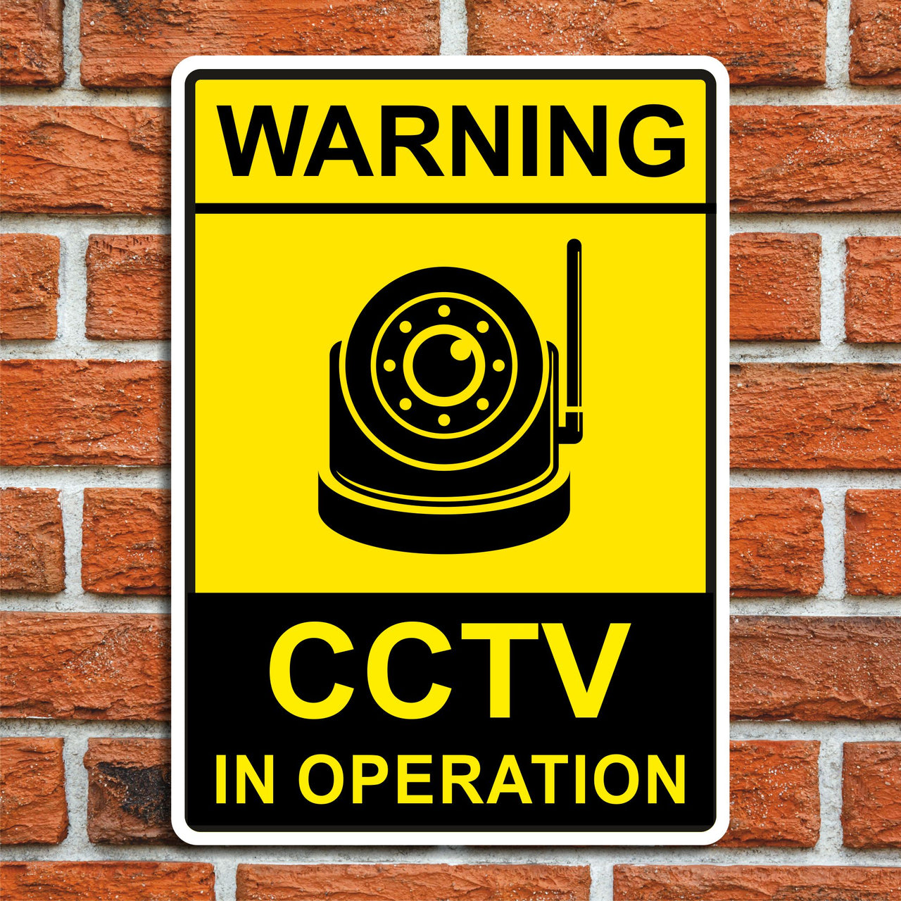 Warning CCTV In Operation Sign