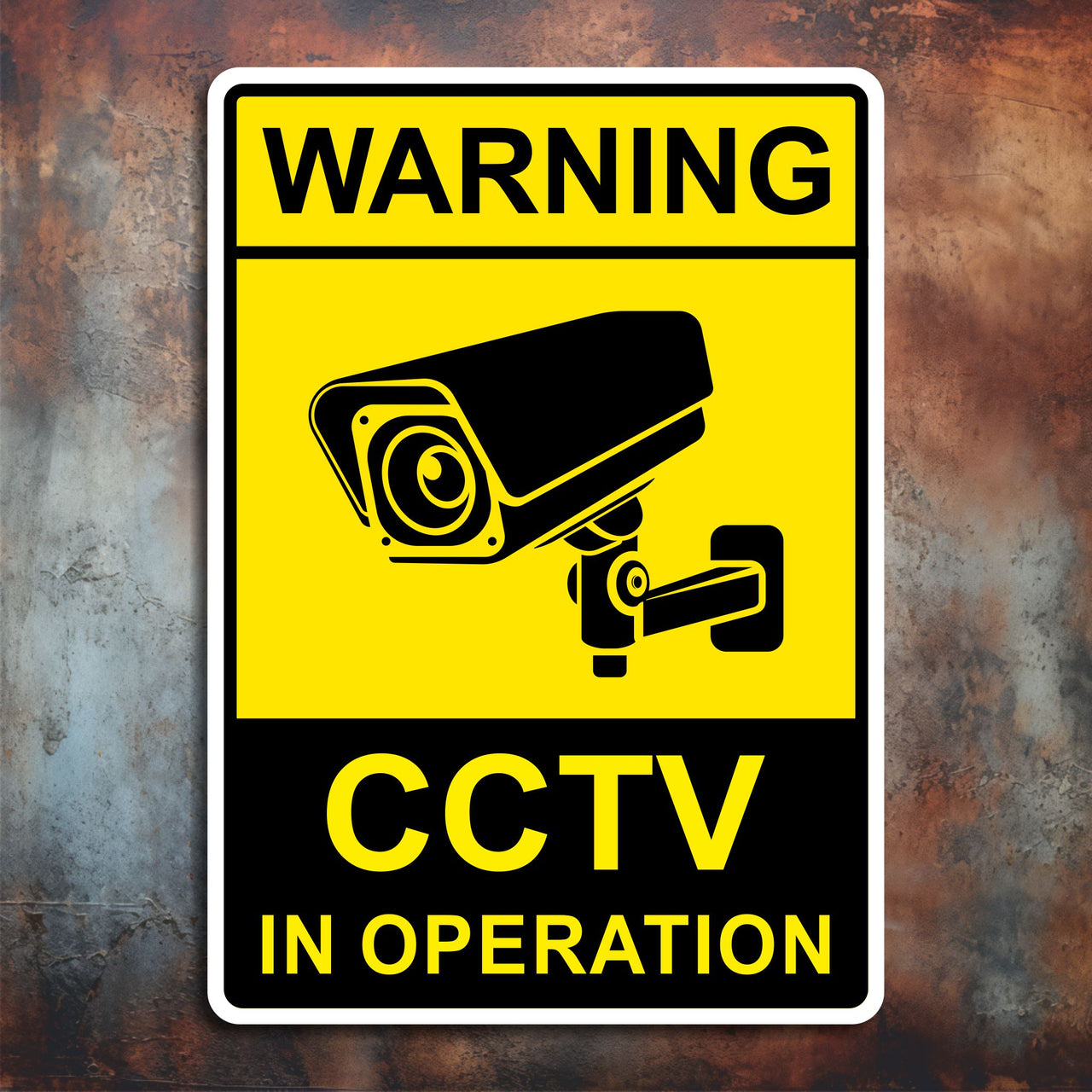 Warning CCTV In Operation Sign