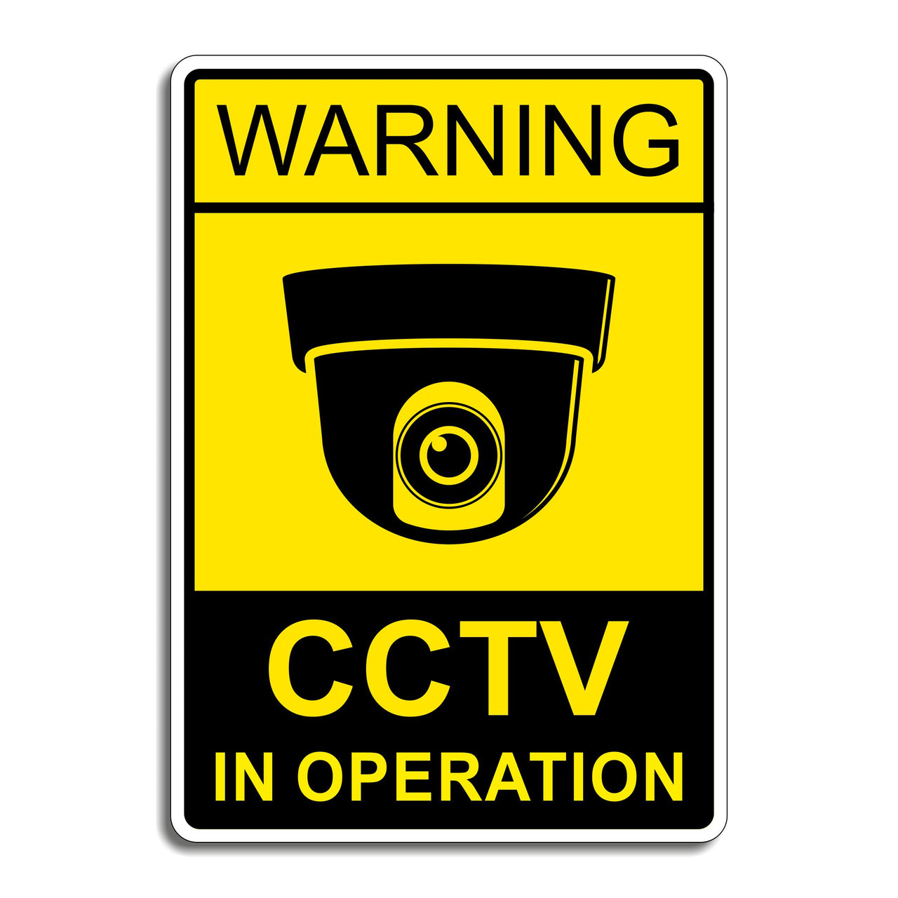 Warning CCTV In Operation Sign