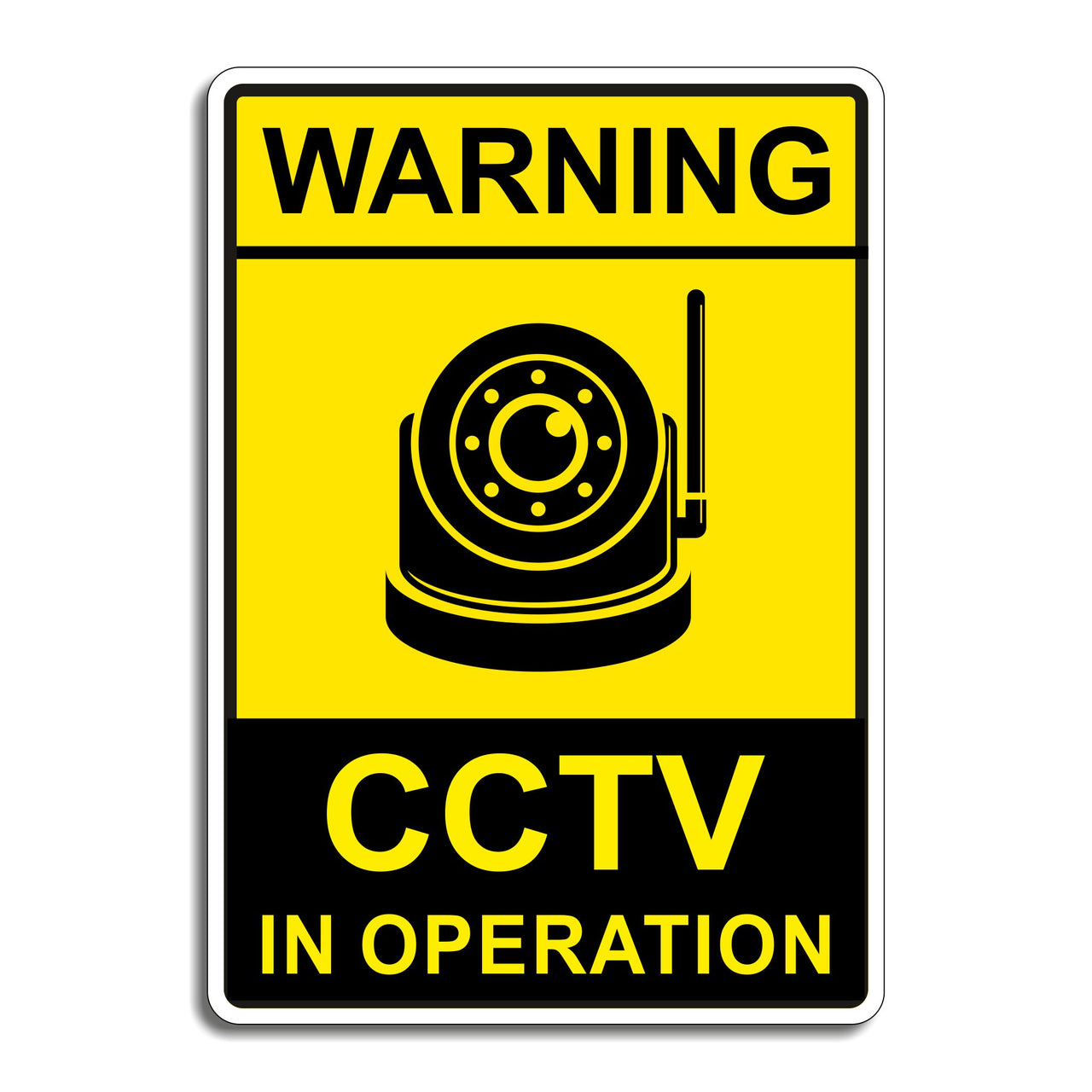 Warning CCTV In Operation Sign