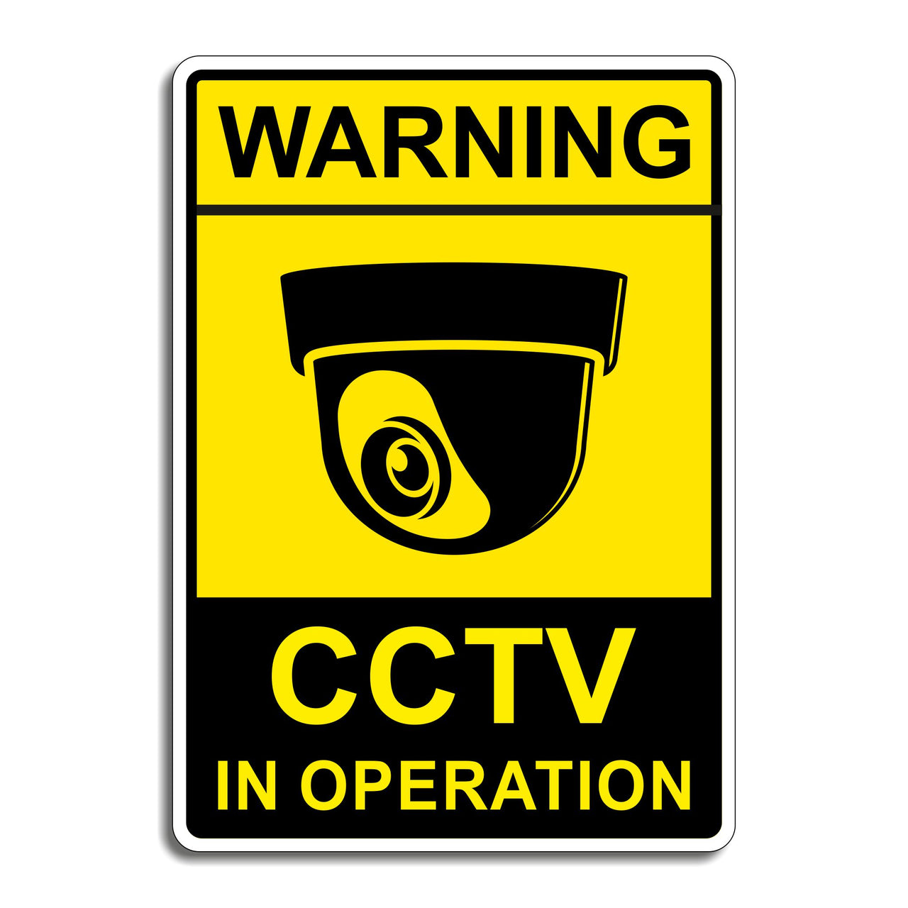 Warning CCTV In Operation Sign