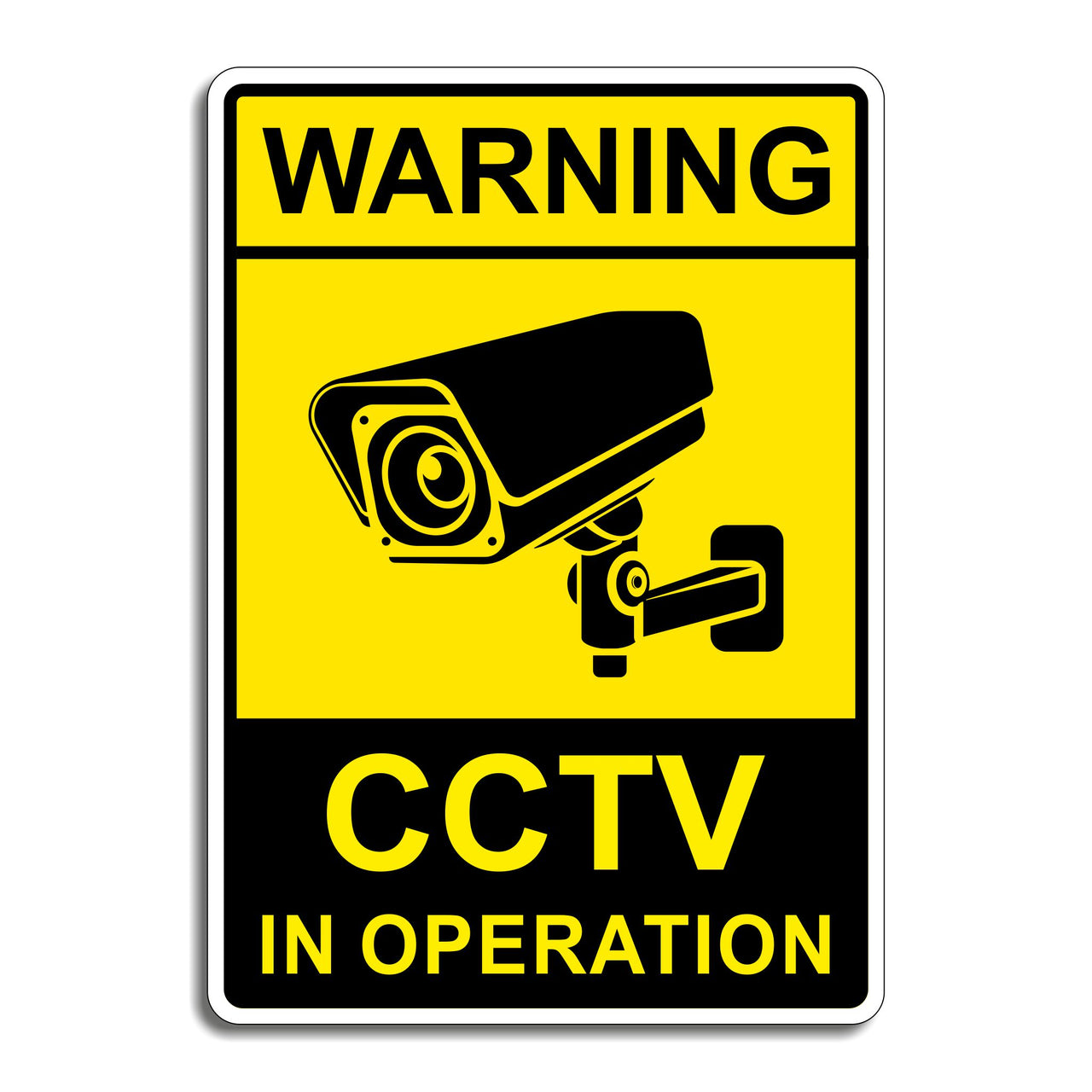 Warning CCTV In Operation Sign