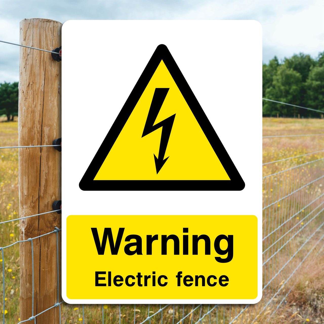 Warning Electric Fence Sign