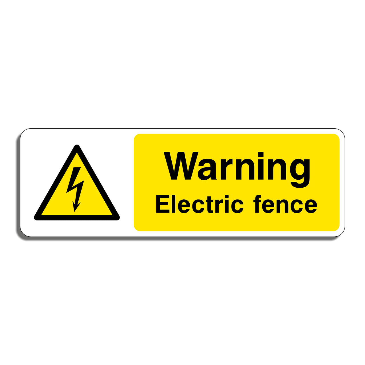 Warning Electric Fence Sign