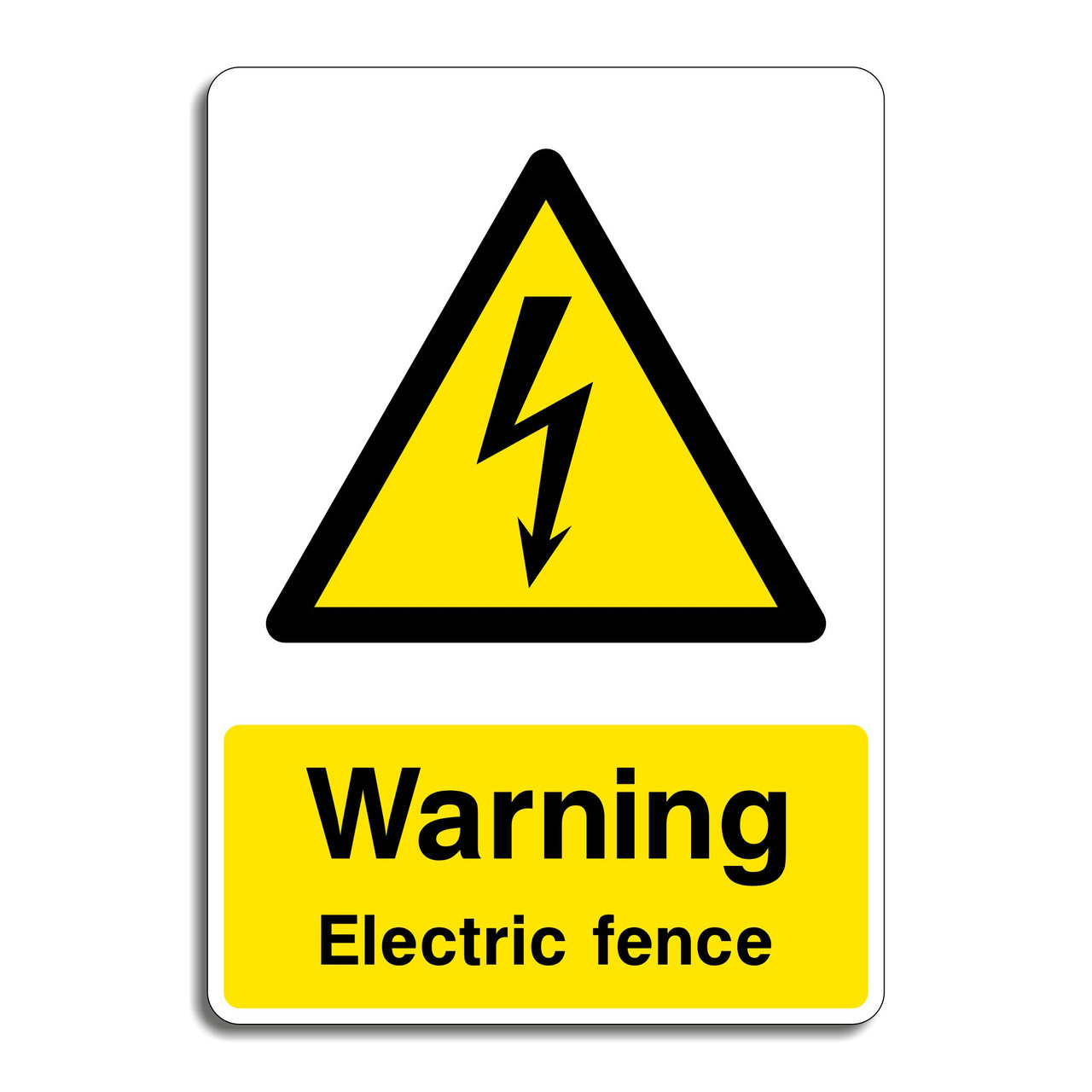 Warning Electric Fence Sign