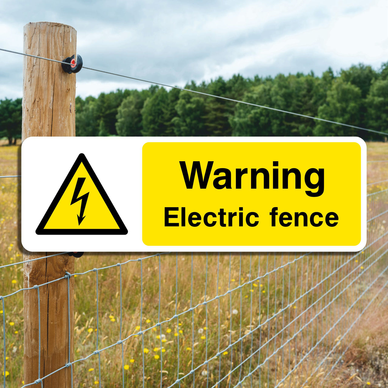 Warning Electric Fence Sign