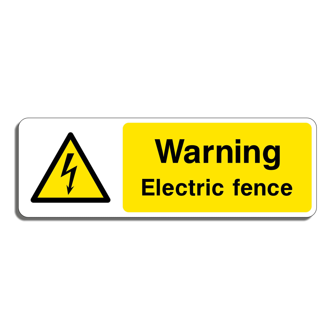 Warning Electric Fence Sign