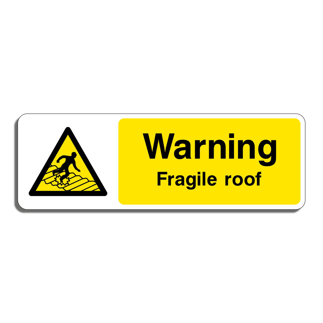 Warning Fragile Roof Sign