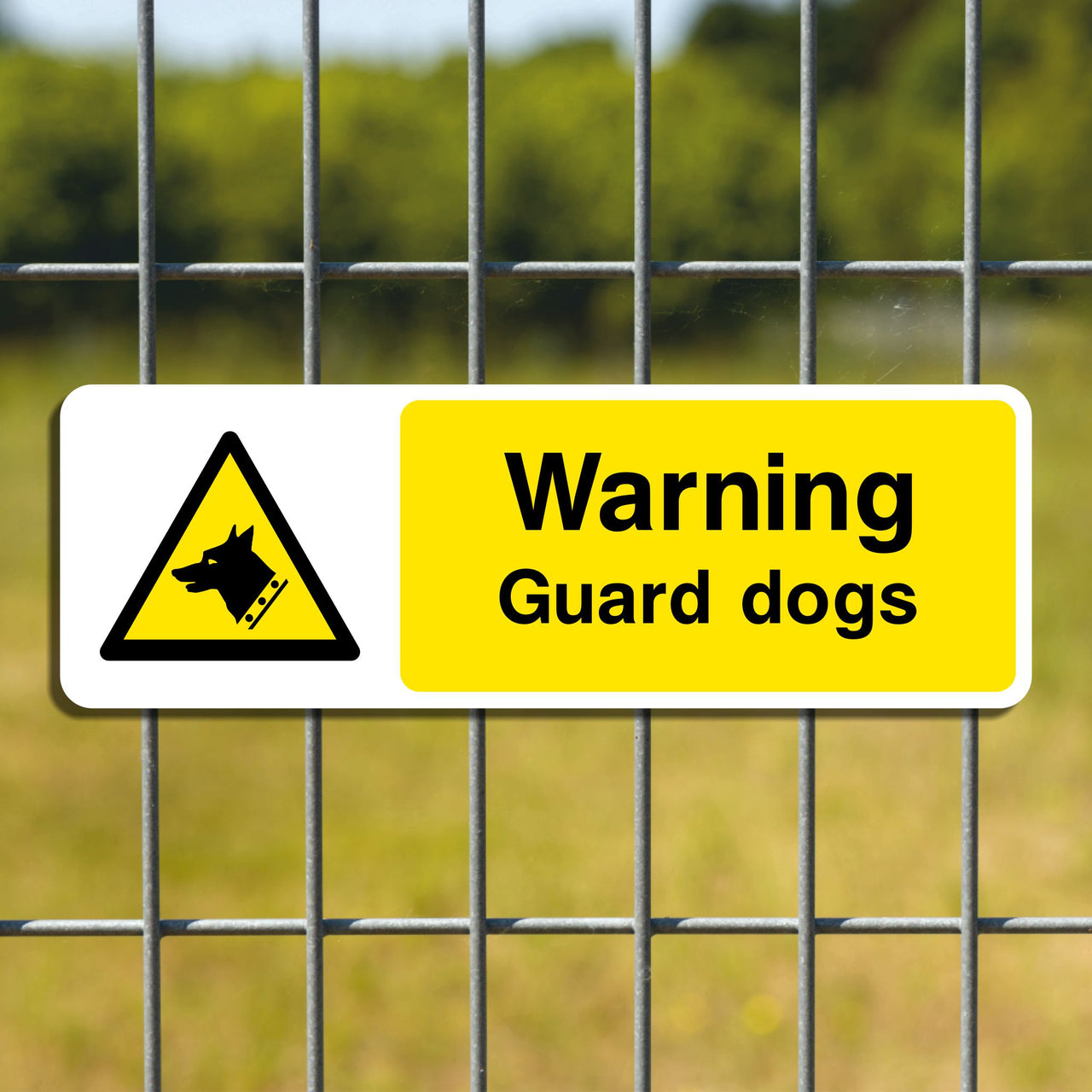 Warning Guard Dogs Sign